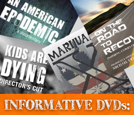 Informative DVD's with collage of DVD's